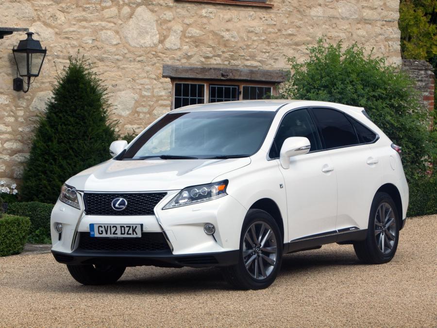 Lexus RX450h F-Sport 2012 года  (UK) (фото 15 из 16)